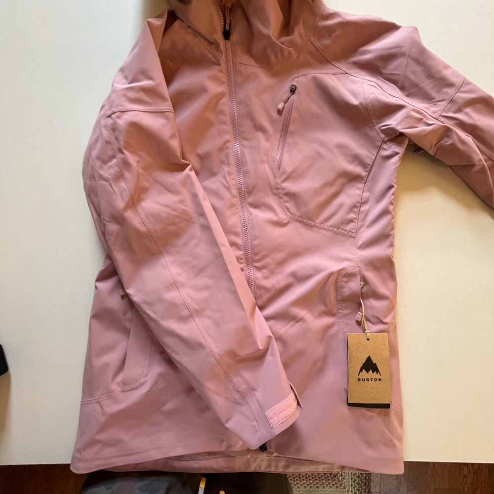 Burton Pyne snowboard jacket blush pink NWT